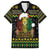 Jamaican Christmas Family Matching Puletasi and Hawaiian Shirt - Rastafarian Lion with Xmas Elements Reggae Style - Wonder Print Shop