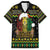 Jamaican Christmas Family Matching Summer Maxi Dress and Hawaiian Shirt - Rastafarian Lion with Xmas Elements Reggae Style - Wonder Print Shop