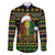 Jamaican Christmas Family Matching Summer Maxi Dress and Hawaiian Shirt - Rastafarian Lion with Xmas Elements Reggae Style - Wonder Print Shop
