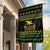 Jamaican Christmas Garden Flag - Rastafarian Lion with Xmas Elements Reggae Style - Wonder Print Shop