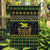 Jamaican Christmas Garden Flag - Rastafarian Lion with Xmas Elements Reggae Style - Wonder Print Shop