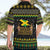 Jamaican Christmas Hawaiian Shirt - Rastafarian Lion with Xmas Elements Reggae Style - Wonder Print Shop