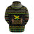 Jamaican Christmas Hoodie - Rastafarian Lion with Xmas Elements Reggae Style - Wonder Print Shop