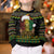 Jamaican Christmas Kid Ugly Christmas Sweater - Rastafarian Lion with Xmas Elements Reggae Style - Wonder Print Shop