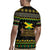 Jamaican Christmas Rugby Jersey - Rastafarian Lion with Xmas Elements Reggae Style - Wonder Print Shop