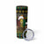 Jamaican Christmas Skinny Tumbler Rastafarian Lion with Xmas Elements Reggae Style - Wonder Print Shop