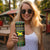 Jamaican Christmas Skinny Tumbler Rastafarian Lion with Xmas Elements Reggae Style - Wonder Print Shop