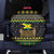 Jamaican Christmas Spare Tire Cover - Rastafarian Lion with Xmas Elements Reggae Style - Wonder Print Shop