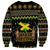 Jamaican Christmas Sweatshirt - Rastafarian Lion with Xmas Elements Reggae Style - Wonder Print Shop