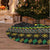 Jamaican Christmas Tree Skirt - Rastafarian Lion with Xmas Elements Reggae Style - Wonder Print Shop
