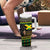 Jamaican Christmas Tumbler With Handle Rastafarian Lion with Xmas Elements Reggae Style - Wonder Print Shop