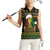Jamaican Christmas Women Sleeveless Polo Shirt - Rastafarian Lion with Xmas Elements Reggae Style - Wonder Print Shop