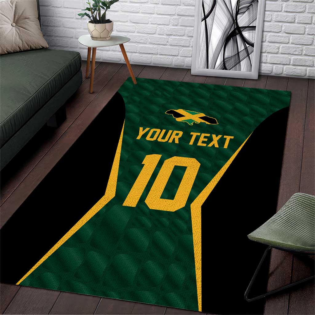 Custom Jamaican Cricket Jersey Special Edition 2024 Area Rug - Wonder Print Shop