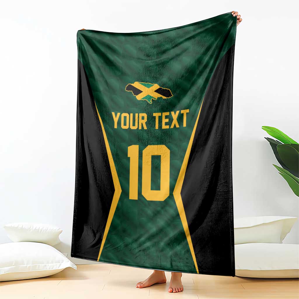 Custom Jamaican Cricket Jersey Special Edition 2024 Blanket
