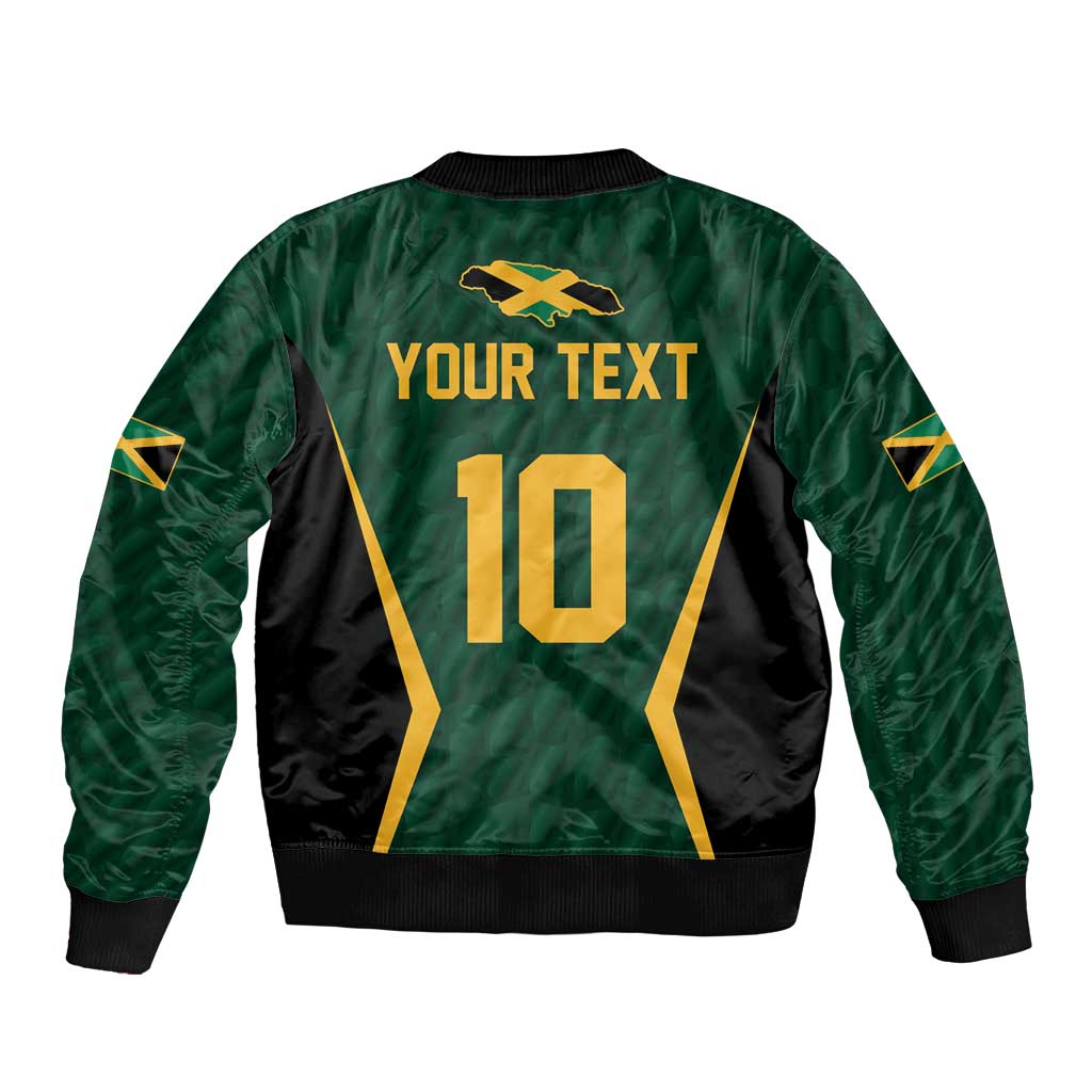 Custom Jamaican Cricket Jersey Special Edition 2024 Bomber Jacket - Wonder Print Shop