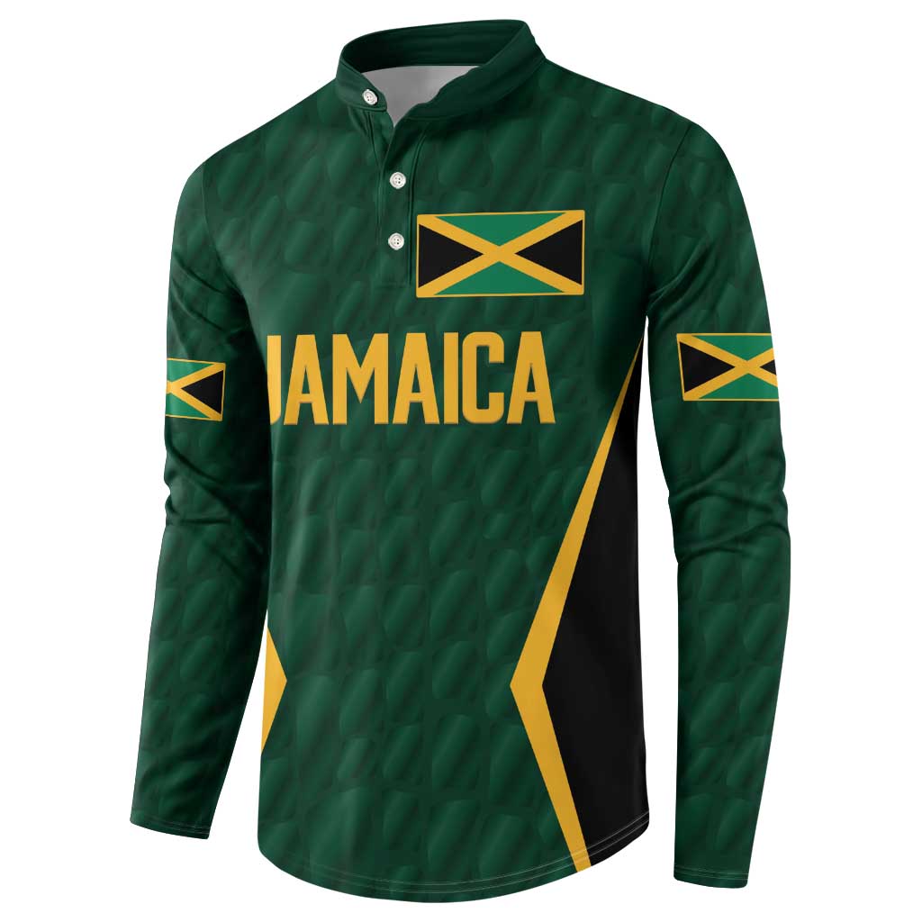 Custom Jamaican Cricket Jersey Special Edition 2024 Button Sweatshirt - Wonder Print Shop