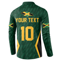 Custom Jamaican Cricket Jersey Special Edition 2024 Button Sweatshirt - Wonder Print Shop