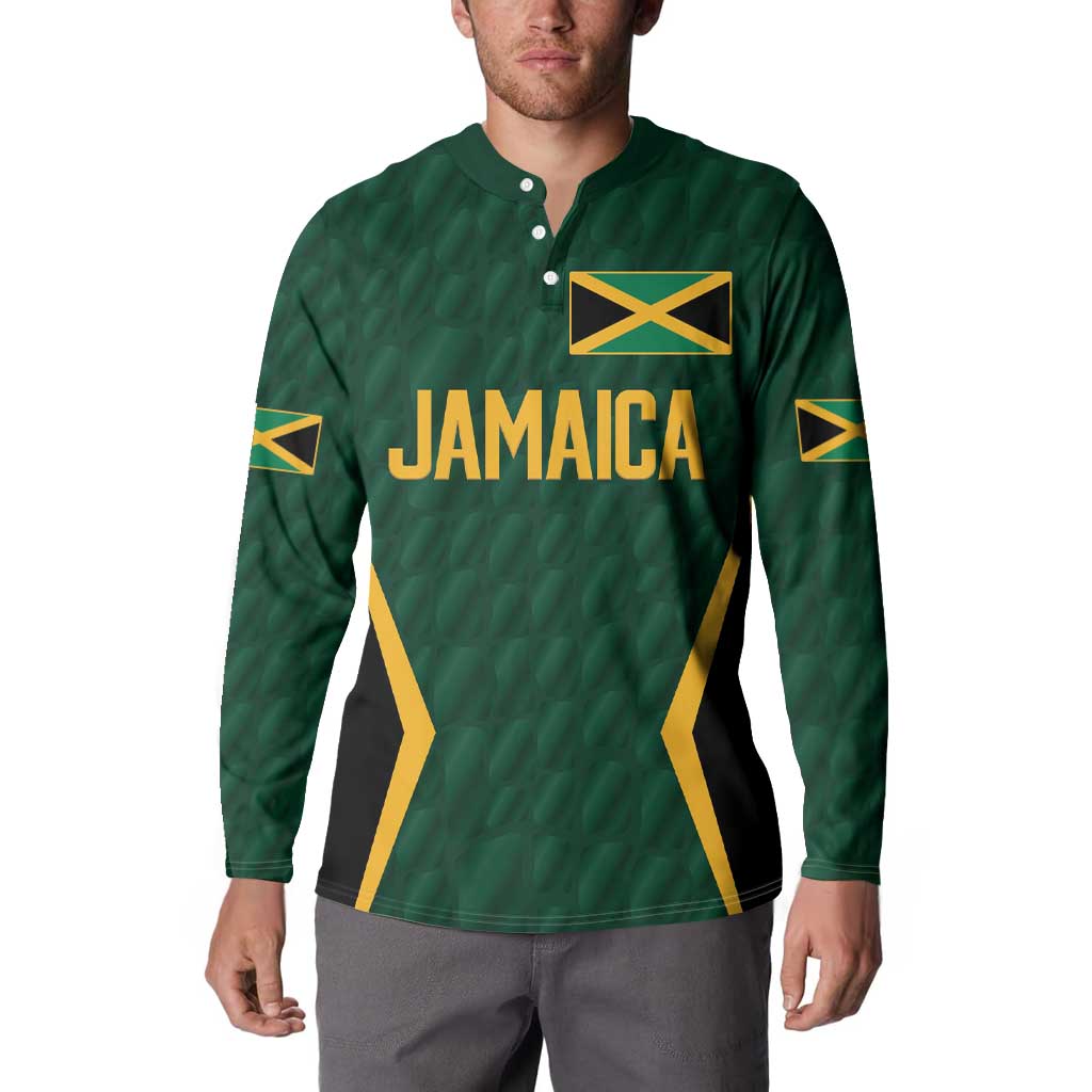 Custom Jamaican Cricket Jersey Special Edition 2024 Button Sweatshirt - Wonder Print Shop