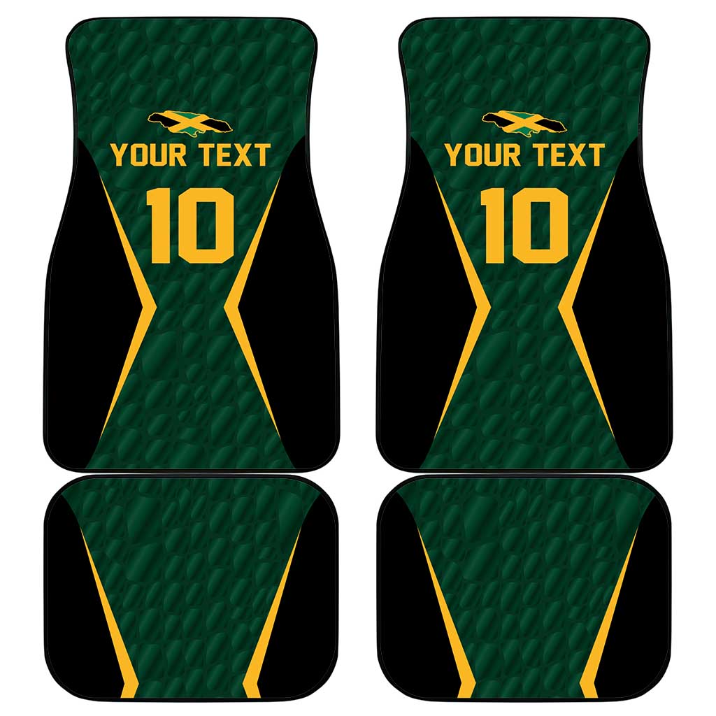 Custom Jamaican Cricket Jersey Special Edition 2024 Car Mats - Wonder Print Shop