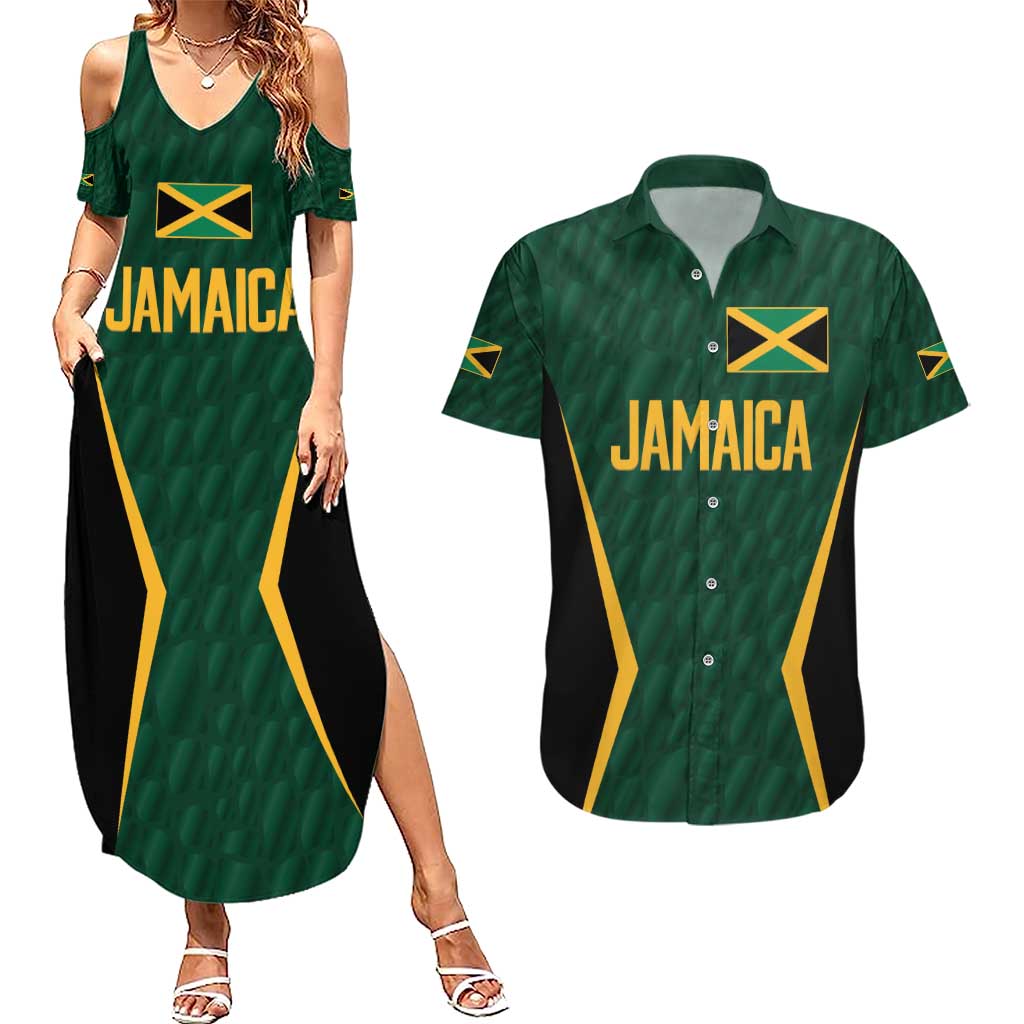 Custom Jamaican Cricket Jersey Special Edition 2024 Couples Matching Summer Maxi Dress and Hawaiian Shirt - Wonder Print Shop