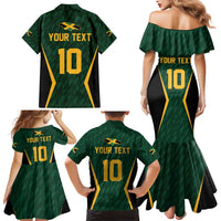 Custom Jamaican Cricket Jersey Special Edition 2024 Family Matching Mermaid Dress and Hawaiian Shirt - Wonder Print Shop