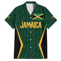 Custom Jamaican Cricket Jersey Special Edition 2024 Family Matching Off The Shoulder Long Sleeve Dress and Hawaiian Shirt - Wonder Print Shop