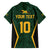 Custom Jamaican Cricket Jersey Special Edition 2024 Family Matching Off The Shoulder Long Sleeve Dress and Hawaiian Shirt - Wonder Print Shop