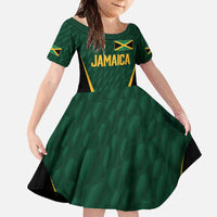 Custom Jamaican Cricket Jersey Special Edition 2024 Family Matching Off Shoulder Maxi Dress and Hawaiian Shirt - Wonder Print Shop