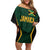 Custom Jamaican Cricket Jersey Special Edition 2024 Family Matching Off Shoulder Short Dress and Hawaiian Shirt - Wonder Print Shop