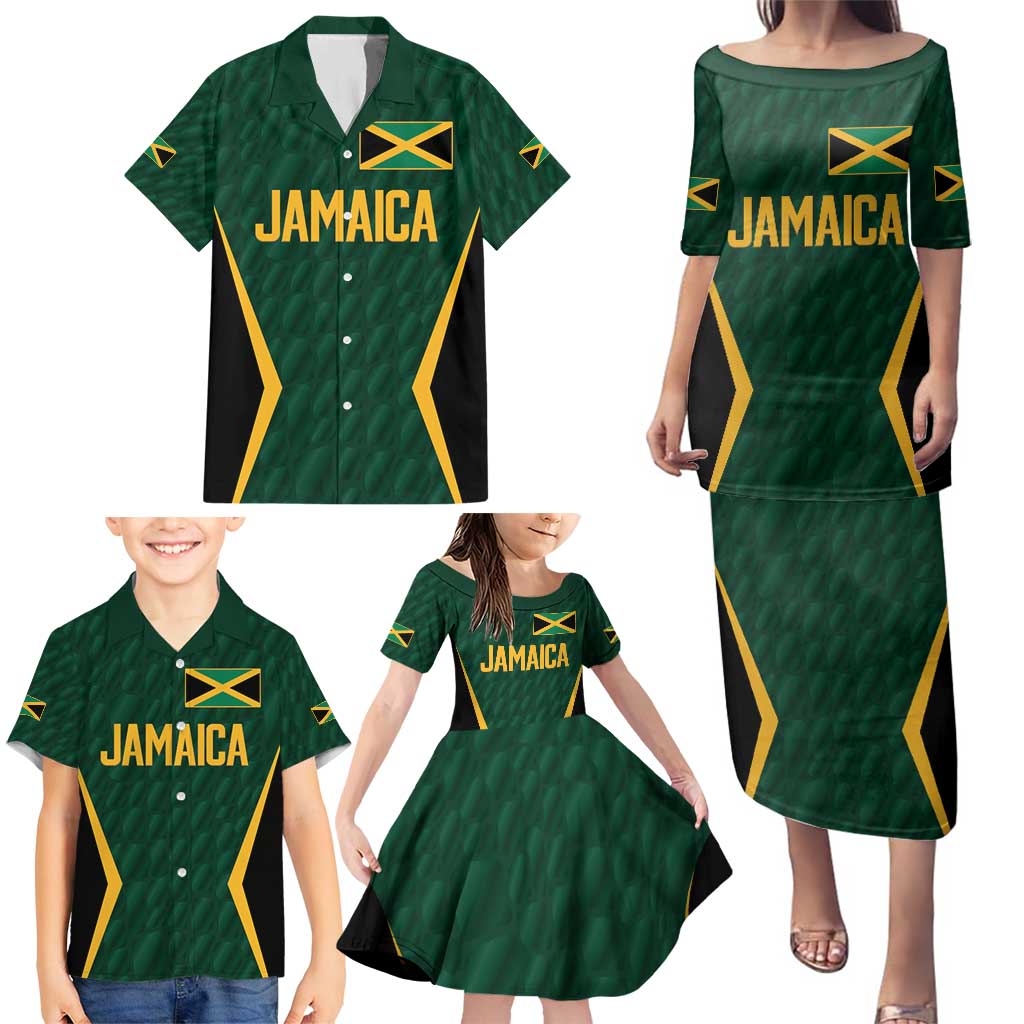 Custom Jamaican Cricket Jersey Special Edition 2024 Family Matching Puletasi and Hawaiian Shirt - Wonder Print Shop