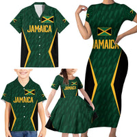 Custom Jamaican Cricket Jersey Special Edition 2024 Family Matching Short Sleeve Bodycon Dress and Hawaiian Shirt - Wonder Print Shop