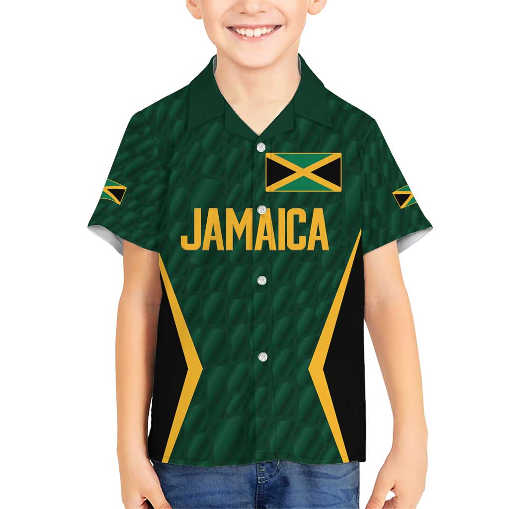 Custom Jamaican Cricket Jersey Special Edition 2024 Family Matching Short Sleeve Bodycon Dress and Hawaiian Shirt - Wonder Print Shop