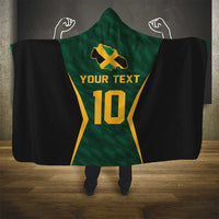 Custom Jamaican Cricket Jersey Special Edition 2024 Hooded Blanket