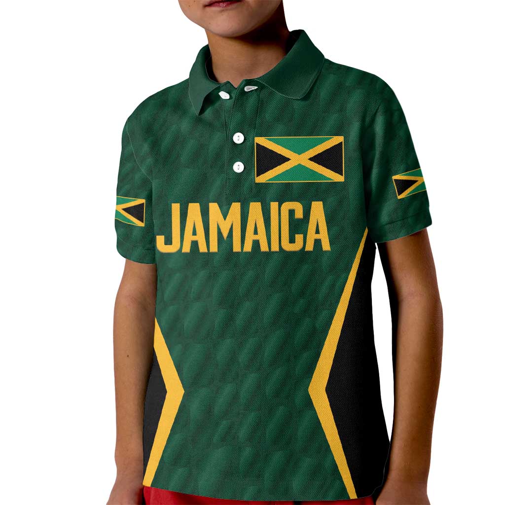 Custom Jamaican Cricket Jersey Special Edition 2024 Kid Polo Shirt - Wonder Print Shop
