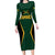 Custom Jamaican Cricket Jersey Special Edition 2024 Long Sleeve Bodycon Dress - Wonder Print Shop