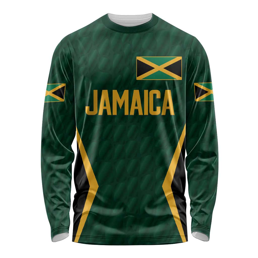 Custom Jamaican Cricket Jersey Special Edition 2024 Long Sleeve Shirt - Wonder Print Shop