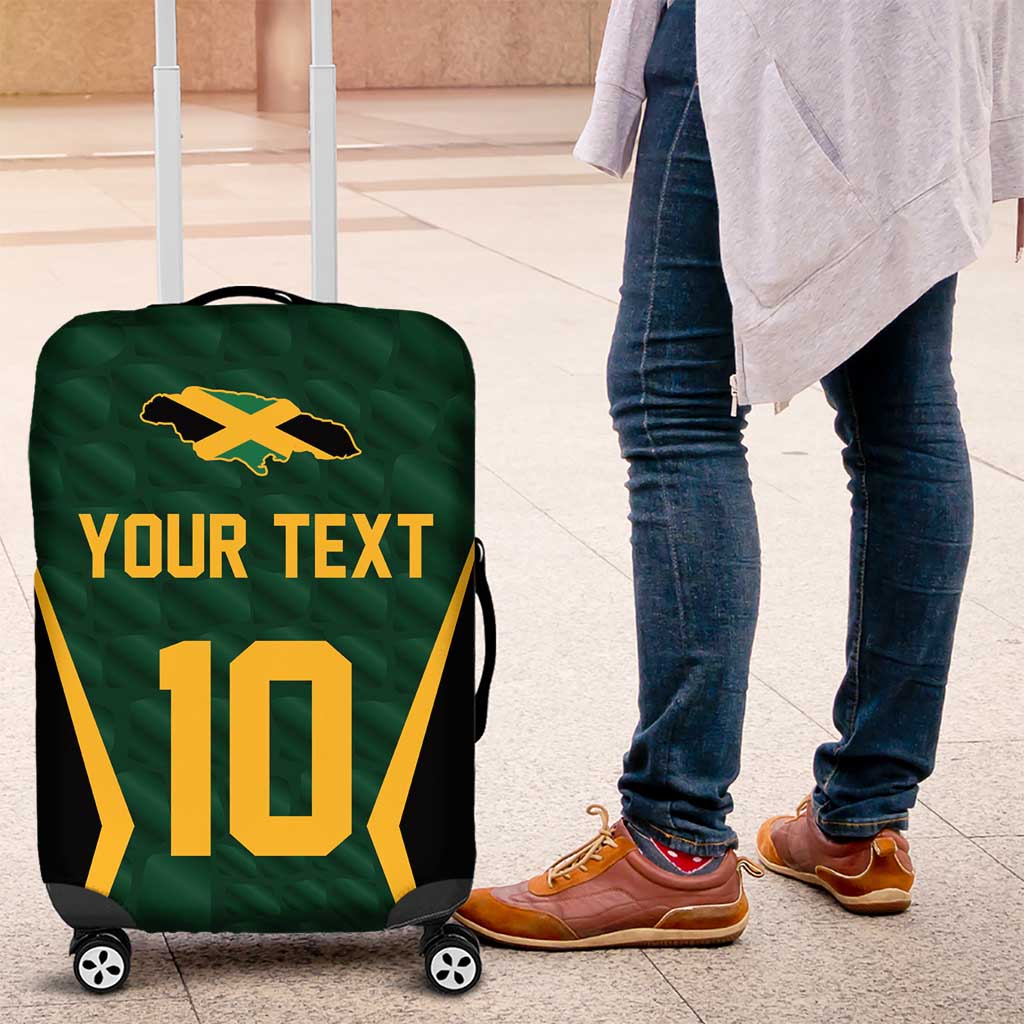Custom Jamaican Cricket Jersey Special Edition 2024 Luggage Cover - Wonder Print Shop