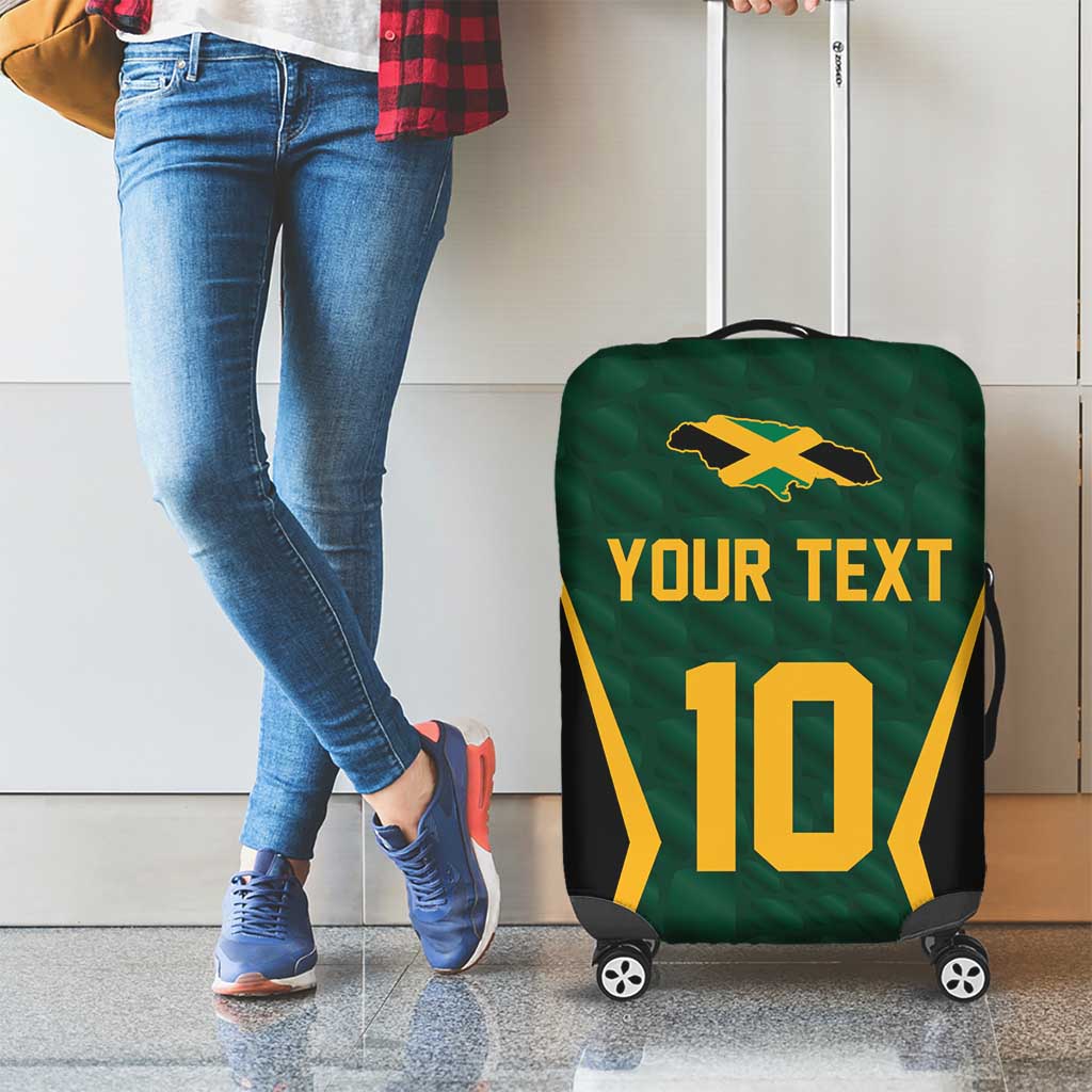 Custom Jamaican Cricket Jersey Special Edition 2024 Luggage Cover - Wonder Print Shop