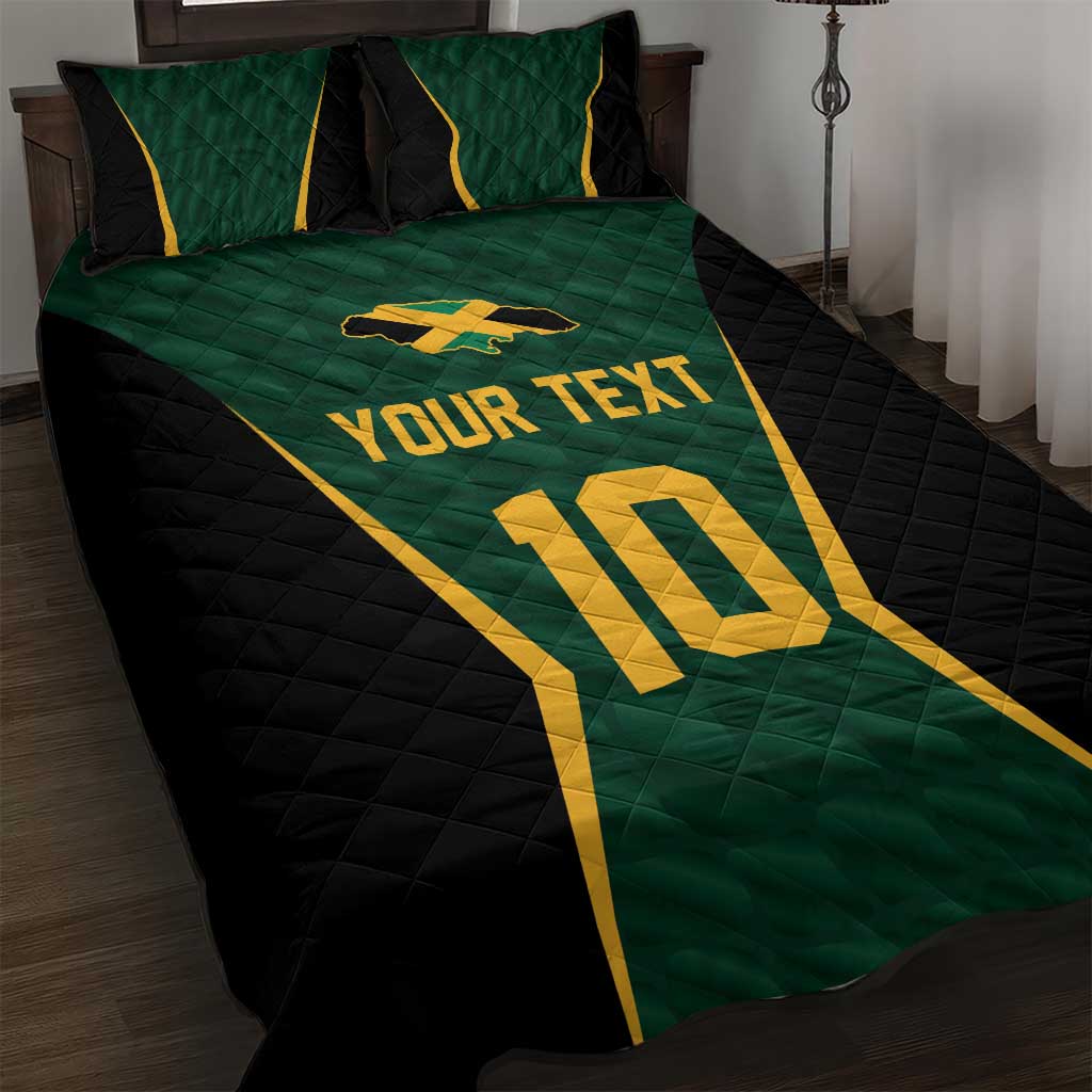 Custom Jamaican Cricket Jersey Special Edition 2024 Quilt Bed Set - Wonder Print Shop