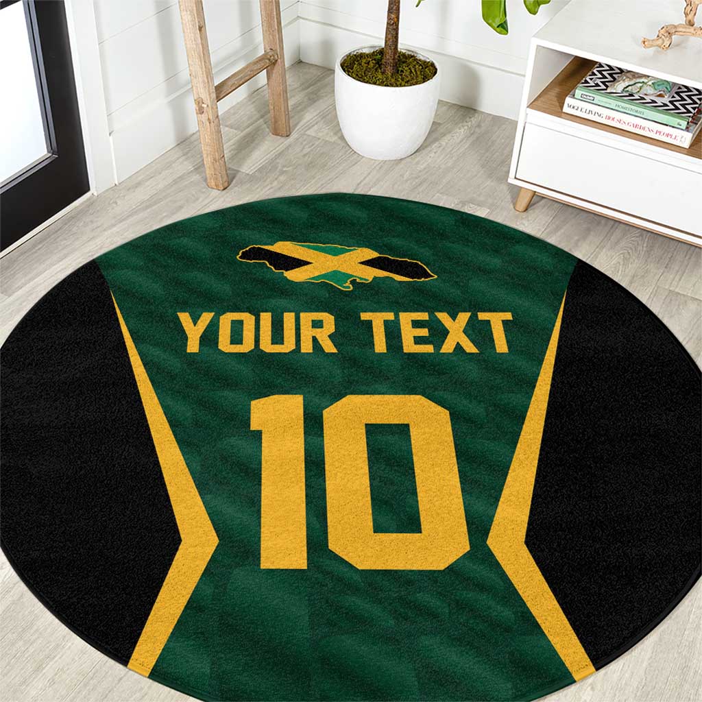 Custom Jamaican Cricket Jersey Special Edition 2024 Round Carpet
