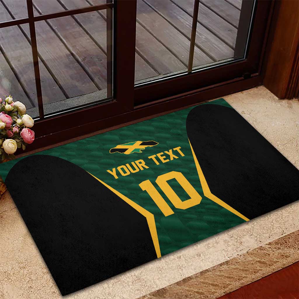 Custom Jamaican Cricket Jersey Special Edition 2024 Rubber Doormat - Wonder Print Shop