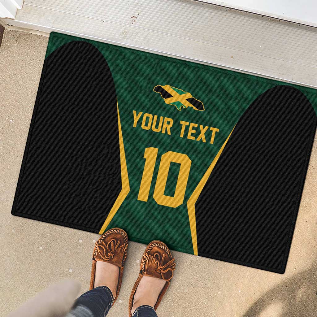 Custom Jamaican Cricket Jersey Special Edition 2024 Rubber Doormat - Wonder Print Shop