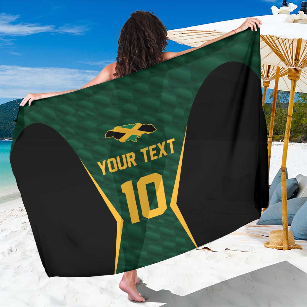 Custom Jamaican Cricket Jersey Special Edition 2024 Sarong - Wonder Print Shop