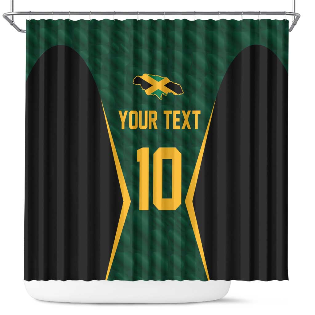 Custom Jamaican Cricket Jersey Special Edition 2024 Shower Curtain
