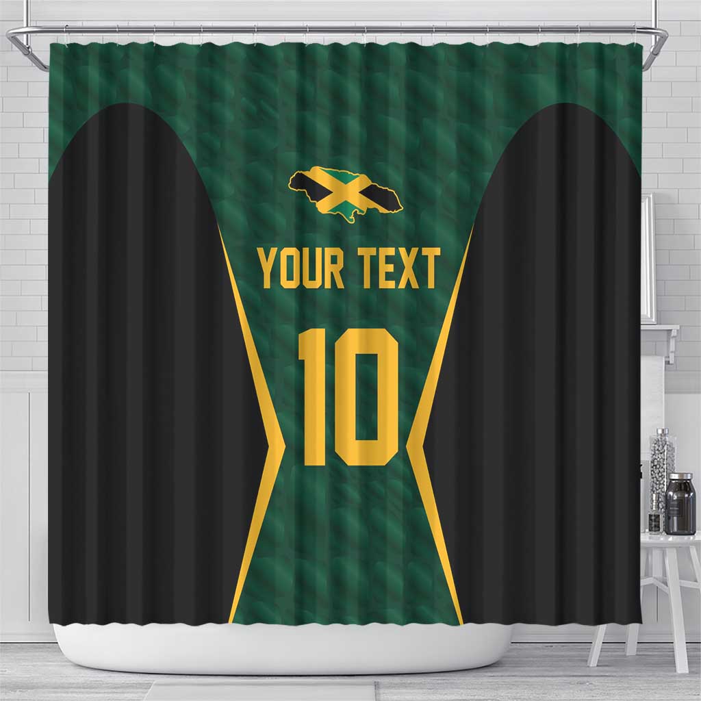 Custom Jamaican Cricket Jersey Special Edition 2024 Shower Curtain