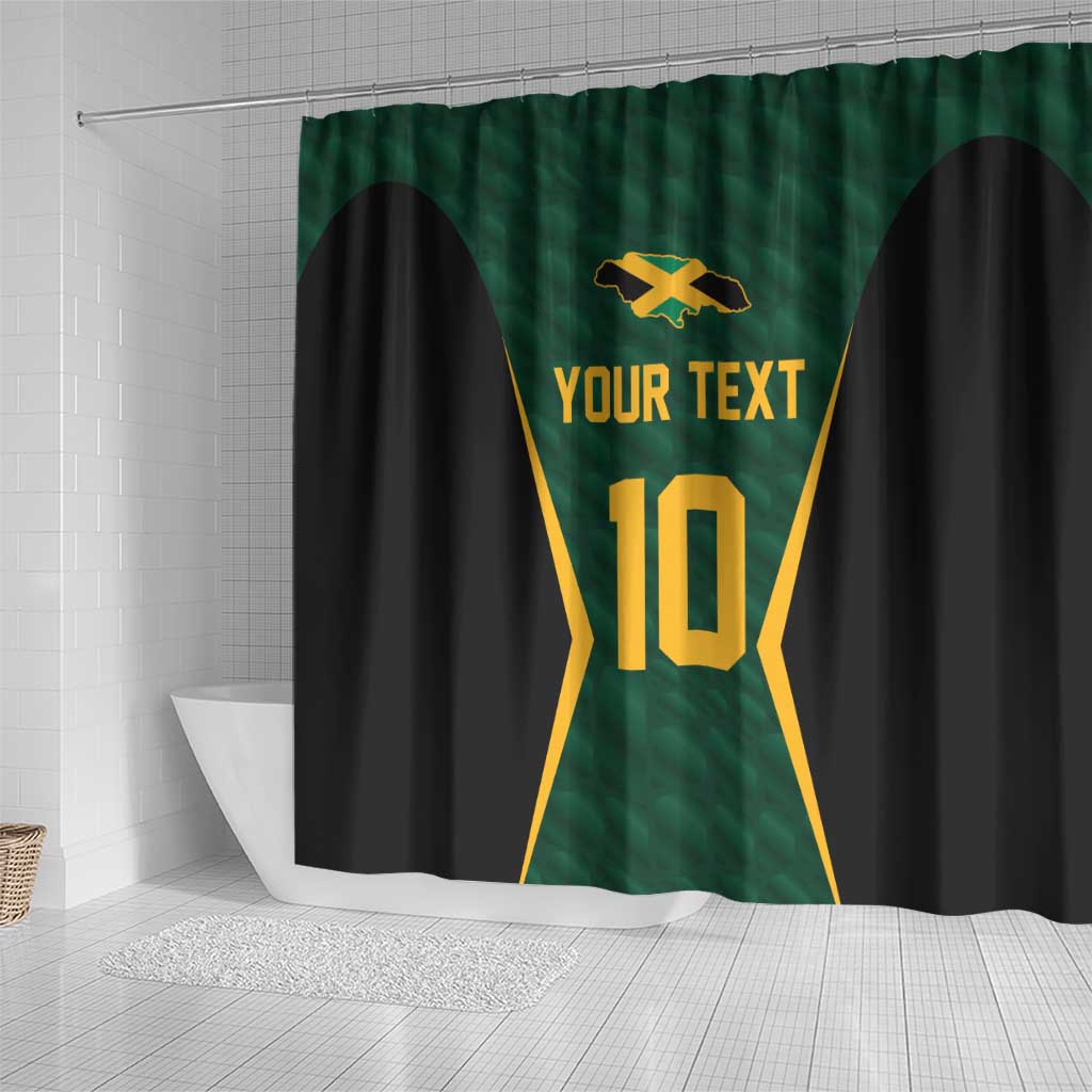 Custom Jamaican Cricket Jersey Special Edition 2024 Shower Curtain