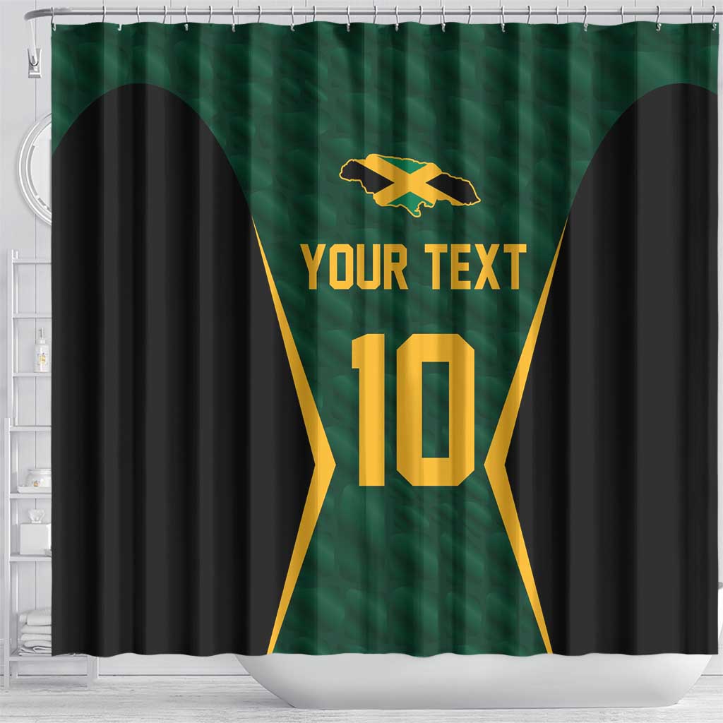 Custom Jamaican Cricket Jersey Special Edition 2024 Shower Curtain