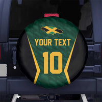 Custom Jamaican Cricket Jersey Special Edition 2024 Spare Tire Cover - Wonder Print Shop