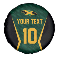 Custom Jamaican Cricket Jersey Special Edition 2024 Spare Tire Cover - Wonder Print Shop