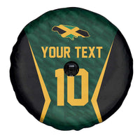 Custom Jamaican Cricket Jersey Special Edition 2024 Spare Tire Cover - Wonder Print Shop